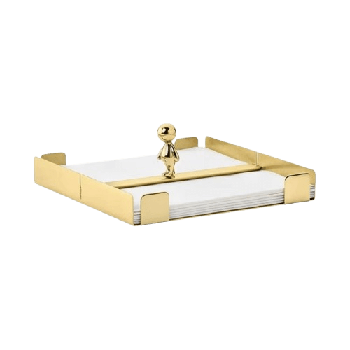 IRON NAPKIN HOLDER (GOLD)